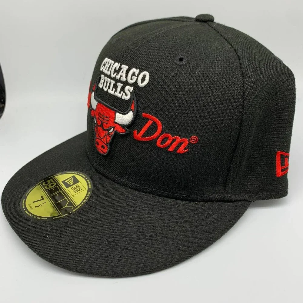 Chicago Bulls x Just Don 7 1/2 59Fifty New Era Hat Fitted Cap Men Michael Jordan